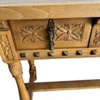 Vintage Houten Bijzettafel / Consoletafel / Sidetable thumbnail 12