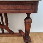 Antieke Franse Sidetable, Haltafel, Bijzettafel Wandconsole Marmer Blad thumbnail 8