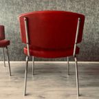 2X Vintage Conseil Chairs By Pierre Gauriche For Meurop,Ca60 thumbnail 5