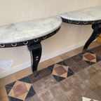 Side Table Console Tafel Muurtafel 19e Eeuws Frans thumbnail 11