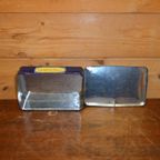 Donkerblauw Verkade Koekblik Met Meisje Met De Strik – Nostalgisch Design thumbnail 8