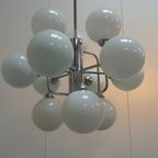 Large Atomic 12 Globe Chandelier. thumbnail 7