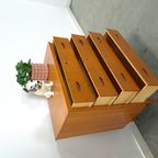 Teak Ladekast Met Schuine Poten Uit Zweden thumbnail 6