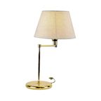 Goudkleurige Zwenk Lamp Regency Scharnierende Tafellamp 44Cm | Kerst thumbnail 6
