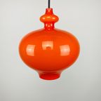 1 Of 2 Orange Glass Pendant Light 'oplight' By Hans Agne Jakobsson For AB Markaryd thumbnail 2