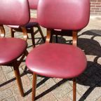 4 Retro / Vintage Stoelen Jaren 60 Pastoe / Scandinavisch thumbnail 3