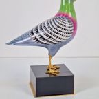 Mangani Porseleinen Duif Sculptuur ‘70 Italiaanse Design thumbnail 2