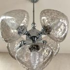 Mooie Vintage Plafondlamp Cluster Van 5 Bollen thumbnail 5