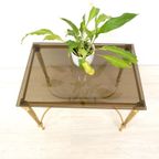 Retro Vintage Bijzettafel Hollywood Regency Goud Klassiek thumbnail 3