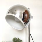 Goffredo Reggiani Chroom Eyeball Bureau Lamp - Space Age Jaren 60 thumbnail 9