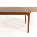 Grete Jalk Voor Glostrup Verlengbare Rechthoekige Eettafel Vintage thumbnail 10