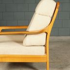 Vintage Deense Fauteuil – Notenhout – Jaren 60 thumbnail 4