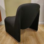 Vintage Giancarlo Piretti Alky Fauteuil Stoel Zwart thumbnail 6