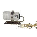 Vintage Wandlamp - Gesatineerd Glas - Messing - Teak - Scandinavisch - 60'S thumbnail 8