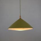 Oude Deense Plafondlamp Van Bent Karlby Voor Lyfa | Zeldzame Mid Century Modern Denemarken Lamp thumbnail 11