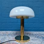 Vintage Glazen Tafellamp, Deens Design thumbnail 7