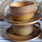 Vintage "grès De Rigny" Stoneware Kop & Schotels (5 Stuks) – Prachtig Frans Design thumbnail 20