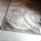 Retro Vloerkleed Taupe Creme Bruin Mandala Vloerkleed thumbnail 4