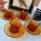 Duralex France Kop En Schotel Okergeel Vintage thumbnail 9