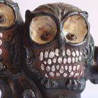 Ceramic Owls Sculpture By Elisabeth Vandeweghe For Perignem 1970S, Belgium. thumbnail 20