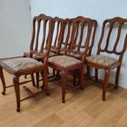 Vintage Landelijke Stoelen Eettafelstoelen Eetkamerstoelen A thumbnail 3