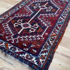 Handgeknoopt Hamadan Vloerkleed Rood 84X140Cm Perzisch Tapijt thumbnail 3