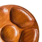 Teak Houten Hapjesschaal Midcentury Laur Jensen thumbnail 4