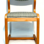 Mid-century Danish Magnus Olesen Chairs, 1970s, Set Of 3 thumbnail 11