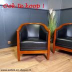 Stoere Leren Vintage Fauteuil thumbnail 16