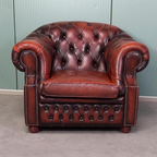 Exclusieve Chesterfield Clubfauteuil Uit 1970 thumbnail 2