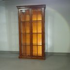 Faux Bamboo Vitrinekast Vintage Jonathan Adler Faux Bamboo Chippendale Style / Display Case thumbnail 13