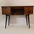 Mid-century Vintage Bureautje – Jaren ’60 – Teak – Design Bureau / Schrijftafel / Retro Meubel thumbnail 2