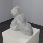 Mother And Child – Marble Sculpture By Mario Orsogna thumbnail 6