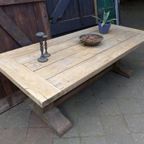 Prachtige Grenen Tafel 200 Bij 100 Cm thumbnail 7