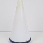 Vintage Teepee Tafellamp Melkglas ‘80 Kegel Lamp Glas Design thumbnail 6