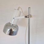 Jaren 60 Wit En Chroom Design Vloerlamp Staff Leuchten thumbnail 2