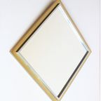 Belgo Chrome Diagonal Hanging Mirror, 1970S. thumbnail 11