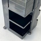 Boby Trolley Joe Colombo Design Vintage Zwart Space Age 1970 thumbnail 7