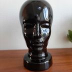 West Germany Keramiek Zwart Hoofd 701 Scheurich thumbnail 5