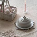 Vintage White Porcelain Butter Dish thumbnail 5