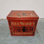 Alex Meijer's Koffie Blik Theeblik Winkelblik Antiek Blik thumbnail 9