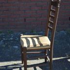 Knopstoelen Donker Eiken Set Van 4 thumbnail 9