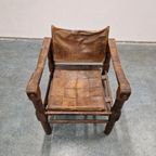 Antieke / Vintage Safari Chair Stoel Fauteuil Brutalist thumbnail 20