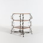 Spectacular Casted Iron Side Table / Bijzettafel / Tafeltje, Italy 1970’S thumbnail 4