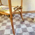 Jaren 60 Etagere Plantentafel Bamboe En Keramiek thumbnail 16