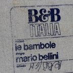 Le Bambole Fauteuil Van Mario Bellini Voor B&B Italia thumbnail 6