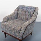 Italian Modern Pair Of Architectural Lounge Chairs / Fauteuil From 1970’S thumbnail 8