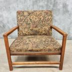 Oude Fauteuil Xxl Loveseat Frans Met Bloemmotief thumbnail 4