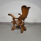 3 X Large Oak Claw Armchairs 1960S 70 X 70 X 90 Cm thumbnail 24