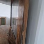Art Deco Hal Kastje Noten Hout Spiegel. thumbnail 13